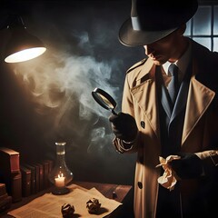 Detective illustration