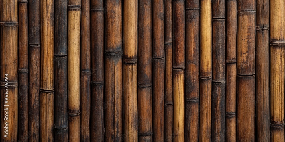 Canvas Prints seamless bamboo wall background for design projects