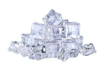 fake Ice  isolated on white background.