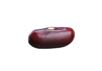 Red bean isolated on white background.