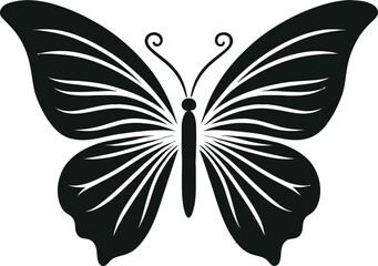 Illustration of butterfly background 