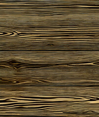 Wall made of wood. Wooden panels made from slats. Texture of vertical timber lines. Modern interior design from planks.