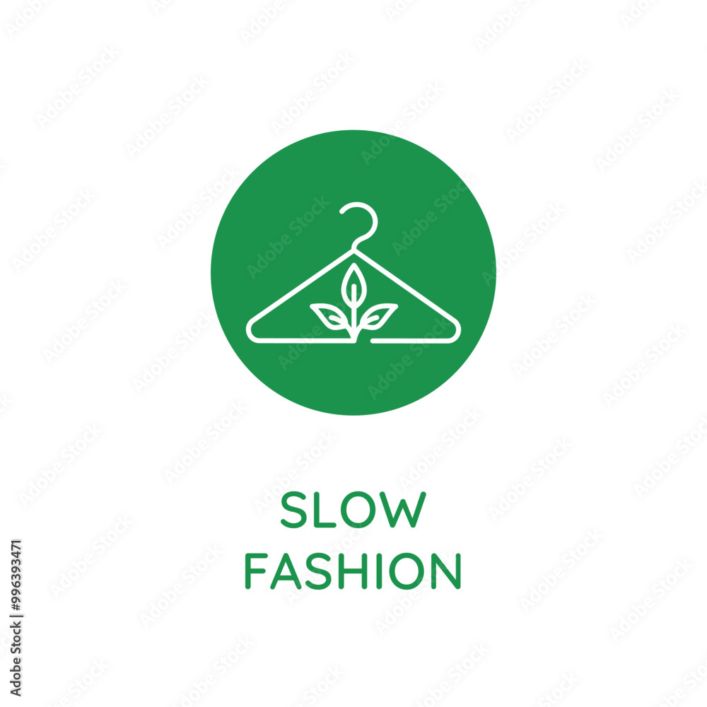 Poster Vector line design element, badge and icon for food and cosmetics packaging in mono linear style - slow fashion