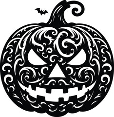 halloween pumpkin head