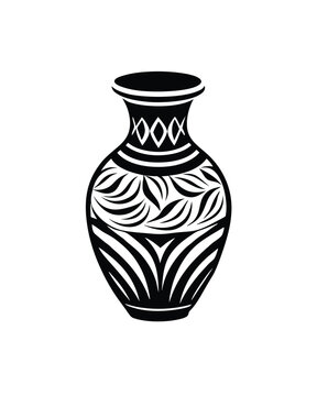recommend clip art: Vase vector silhouette