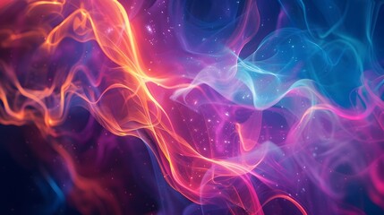 Obraz premium Vibrant and Modern Colorful Abstract Background Perfect for Eye-Catching Wallpaper and Creative Projects