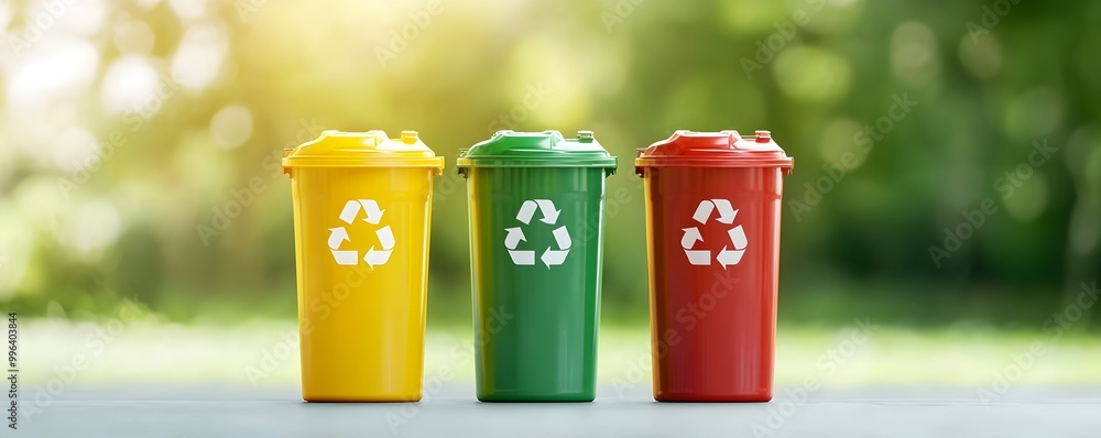 Poster smart waste sorting with ai technology - secure and sustainable household waste management for envir