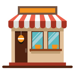 Obraz premium illustration of a coffee shop
