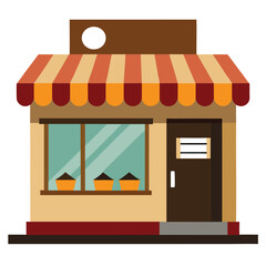 illustration of a coffee shop