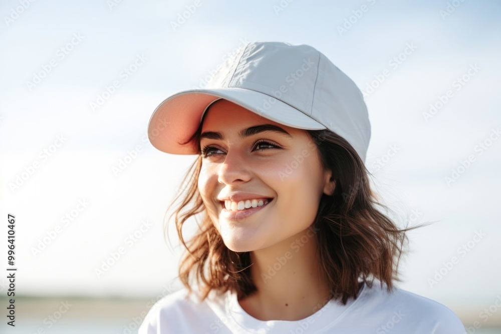 Poster Outdoors summer smile happy.