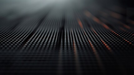 Grid Marking with Fine Lines Isolated on Dark Background