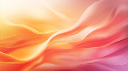 Modern Abstract Waves in Warm Colors