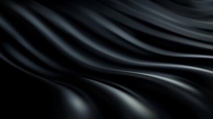 Abstract Black Wave Texture Background Illusion