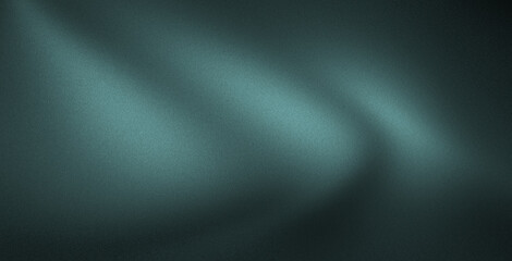 Abstract Blue and Green Gradient Background with Grainy noisy texture