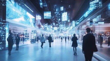 Futuristic Shopping Mall