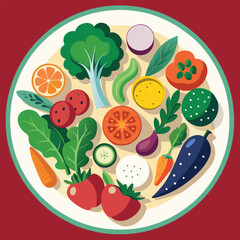 flyer and poster template for world vegetarian day and world food day, creative flyer design