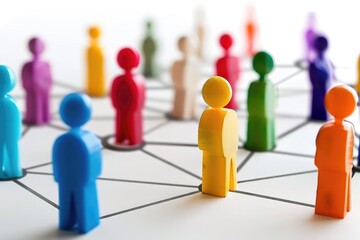 People gathered in a circular formation, diverse and vibrant