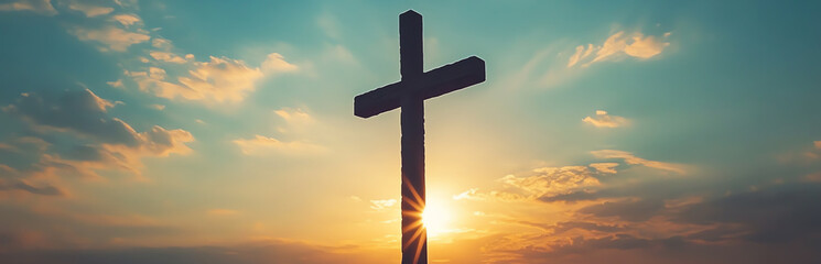 religious sunset, AI genberated