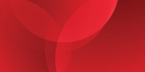 Red abstract background. Dynamic shapes composition