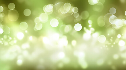 Fototapeta premium Blur bookeh silver lights or flashes on a light lime color background
