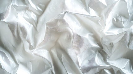 Abstract white fabric texture background.