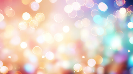 Fototapeta premium Blur bookeh colorful lights or flashes on a white color background