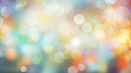 Obraz premium Blur bookeh colorful lights or flashes on a light gray color background