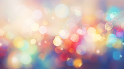 Obraz premium Blur bookeh colorful lights or flashes on a light gray color background