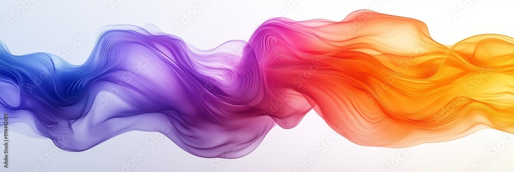 Poster abstract colorful wavy background with flowing shapes and colors