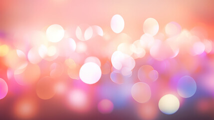 Fototapeta premium Blur bookeh colorful lights or flashes on a blush color background