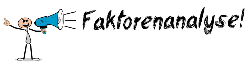 Faktorenanalyse!