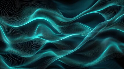 Obraz premium The Waves of Digital Light