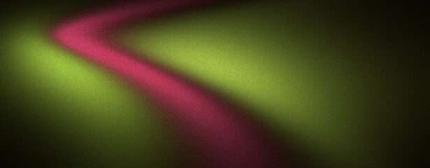 Abstract grainy gradient background, green blue red color wave, black backdrop noisy texture banner poster header design