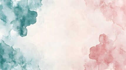 Fototapeta premium Ethereal Watercolor Splash Abstract Background with Soft Pastel Tones