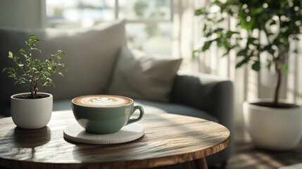 Obraz premium The Coffee on a Table