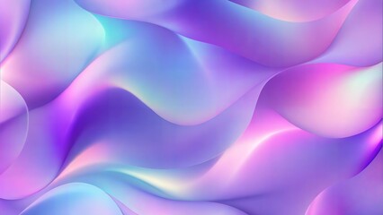 Obraz premium Gradient background, flowing waves with soft pastel colors, elegant design, copy space 