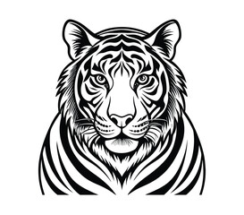 Tiger head vector