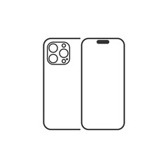 Smartphone icon. Gadget symbol modern, simple, vector, icon for website design, mobile app, ui. Vector Illustration