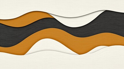 Obraz premium Abstract Wavy Texture Design