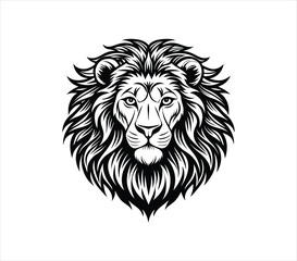 Lion black silhouette icon vector. Lion icon isolated on a white background. Walking lion icon vector
