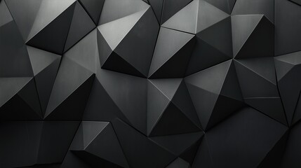 Fototapeta premium A black and white image of a black and white pattern of triangles