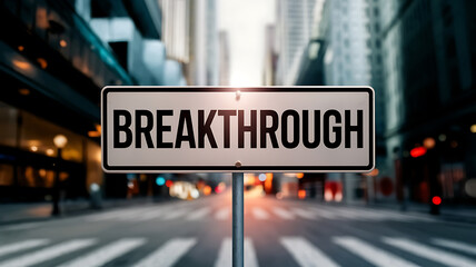 Obraz premium A white sign with black text 