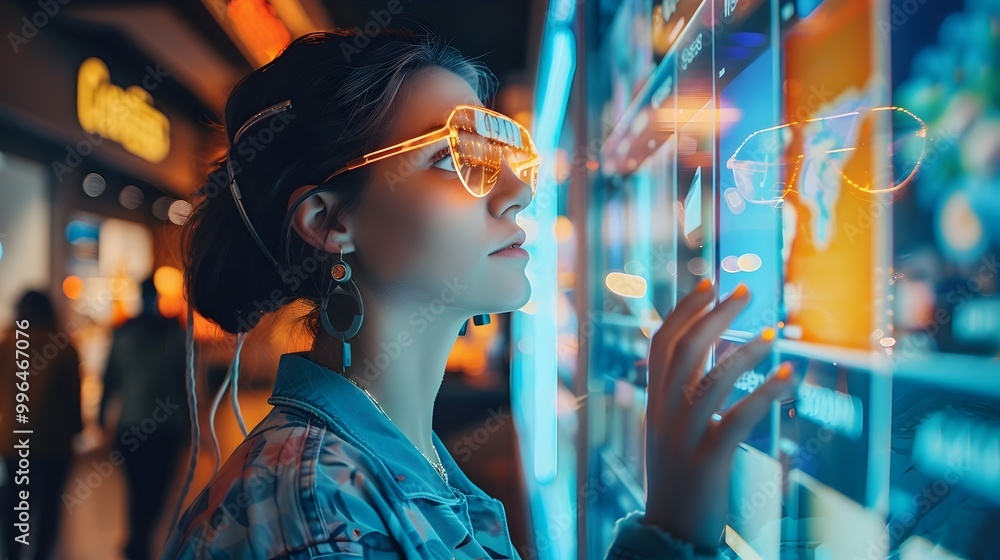 Poster ai powered virtual shopping assistant offering personalized product recommendations based on custome