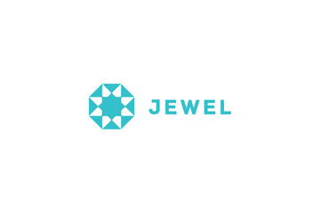 Gem abstract logo design solution
