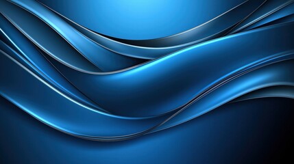 Abstract Blue Wave Design
