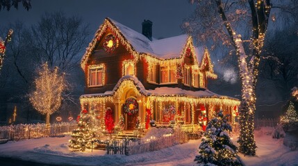 Fototapeta premium National Christmas Lights Day