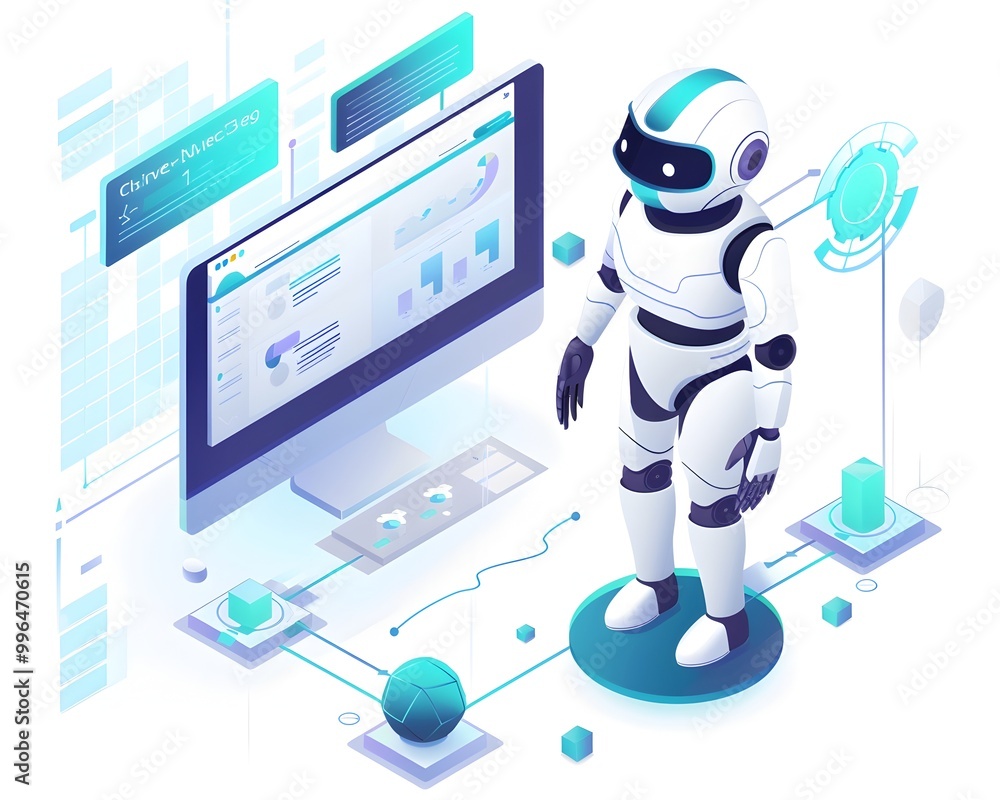 Poster ai driven seo analytics tool suggesting website content improvements for better search ranking