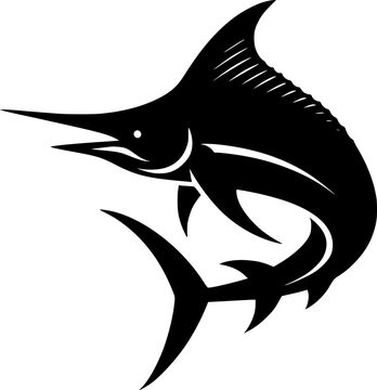 recommend clip art: Atlantic Blue Marlin Pattern Design for Textile and Fabric Printing