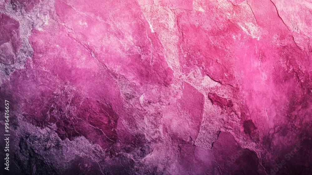 Poster pink magenta stone and concrete texture background panoramic view with ample space for text