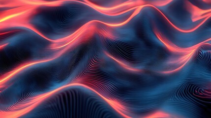 Obraz premium Modern abstract pattern with sleek lines and dynamic shapes, perfect for tech backgrounds.